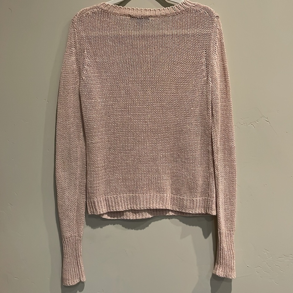 Ann Taylor Crew Neck Sweater Linen s M - Picture 4 of 4